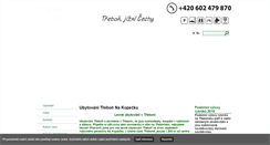 Desktop Screenshot of penzion-trebon.cz